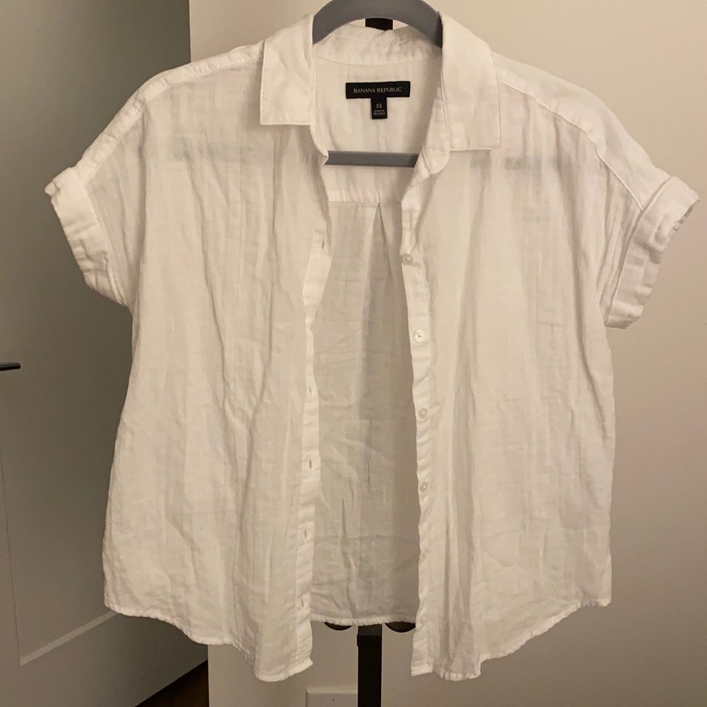 White button down shirt